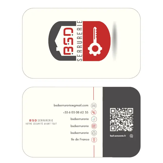 Design de carte de visite professionnelle O'Clavier Concept